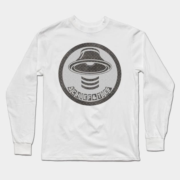 Schief & Tief Round Logo Long Sleeve T-Shirt by SchiefTief